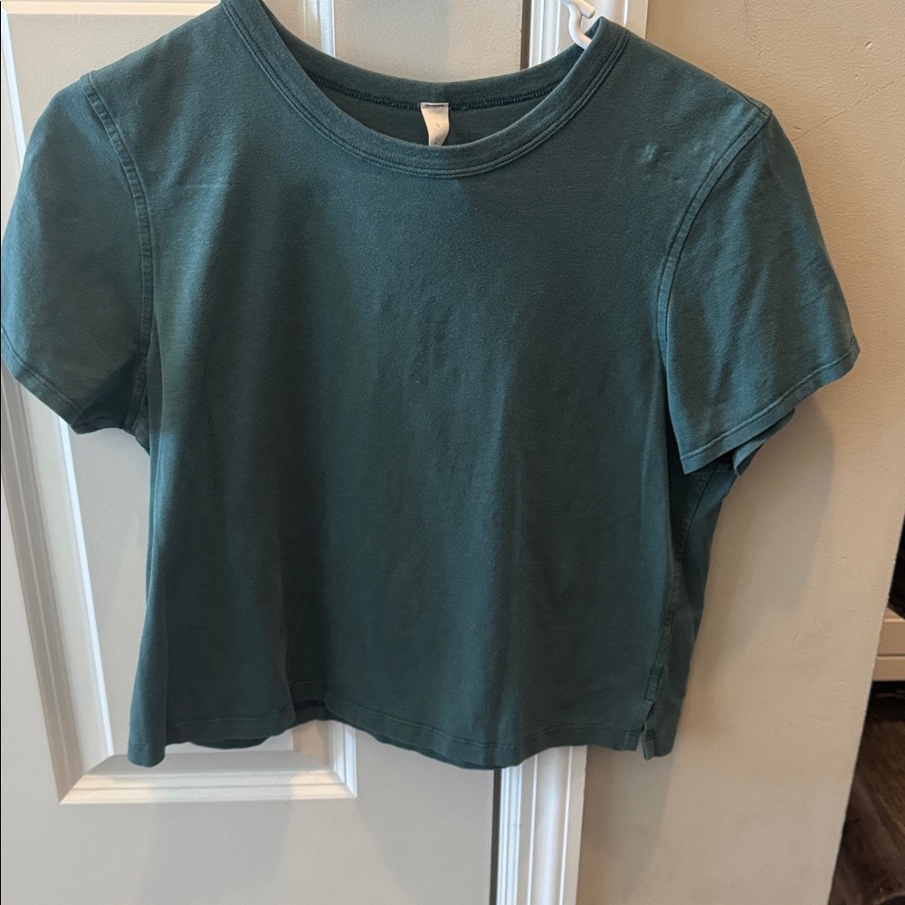 Green Short Sleeve T-Shirt Lululemon